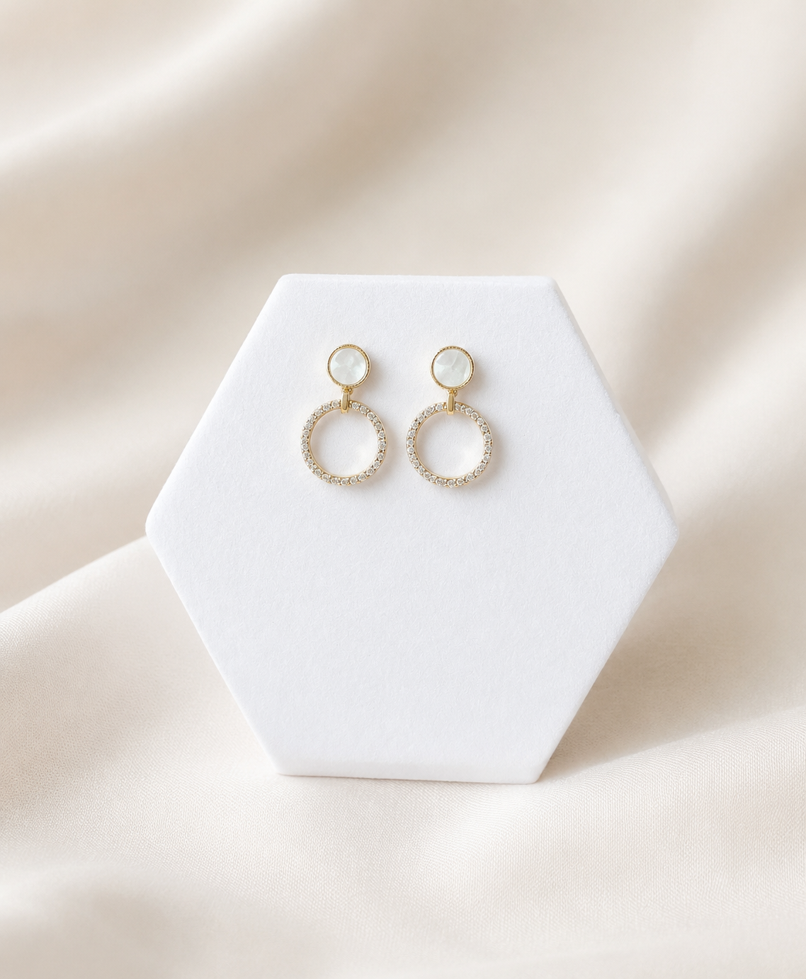 Celeste Drop Crystal Earrings