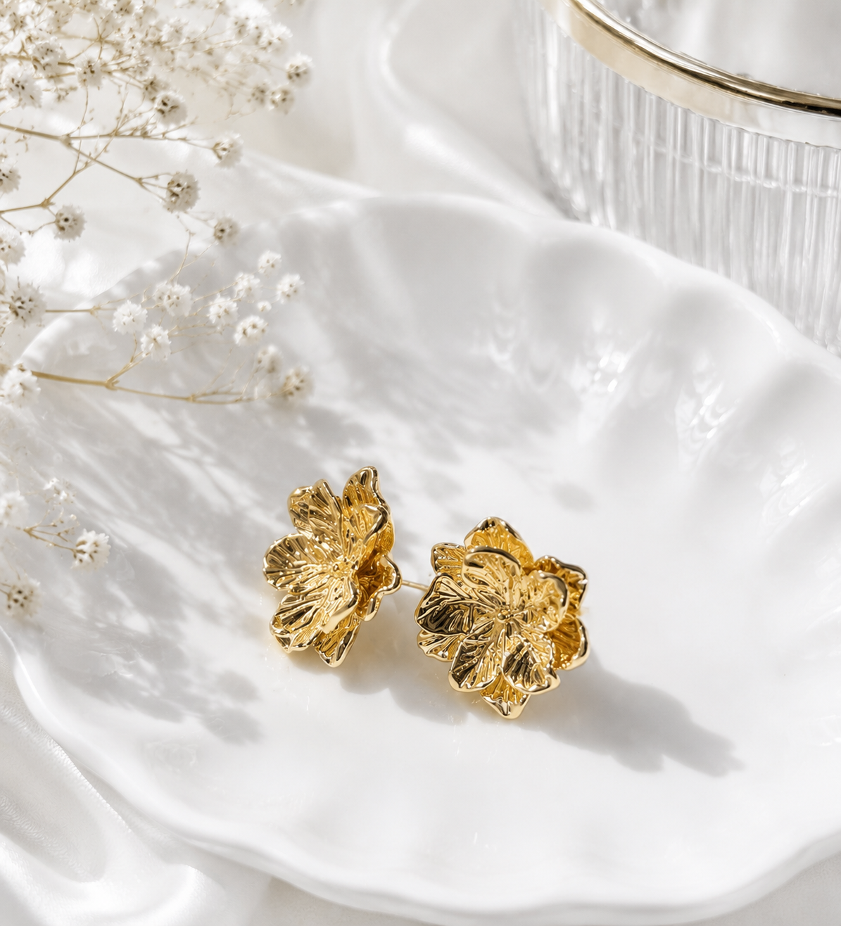 Golden Bloom Earrings